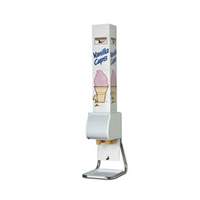 Dispense-Rite Ice Cream Cone Dispenser Stand w/ Removable Chrome Legs - BCDS-BFL