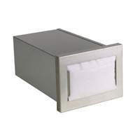 Dispense-Rite Built-In Horizontal Paper Napkin Dispenser Stainless - CMND-1