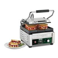 Waring 9.75in x 9.25in Flat Sandwich Panini Grill with Timer 120v - WFG150T 