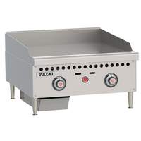 Vulcan Medium Duty 24" Snap Action Thermostatic Gas Griddle - VCRG24-T