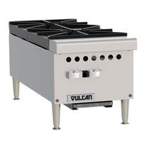 Vulcan Medium Duty 12" Dual Burner Countertop Hot Plate - VCRH12