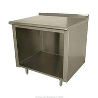 Advance Tabco 60 in Open Front Storage Cabinet 1.5" Splash - EF-SS-305