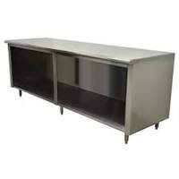 Advance Tabco 48 in Open Front Storage Cabinet 1.5" Splash - EF-SS-304