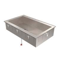 Vollrath 3 Pan Non-Refrigerated Short Side Ice Down Cold Pan Drop-In - 36657 