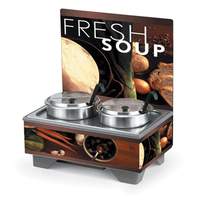 Vollrath Countertop Soup Merch with 7 Qt Accessory Pack Menu Board - 720202102