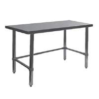 GSW USA Premium 60"x30" 16 Gauge Stainless Steel Open Base Worktable - WT-P3060B