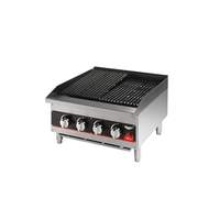 Vollrath 48in Cayenne Lava Rock / Radiant Charbroiler Nat Gas - 407372 