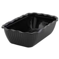 Winco 10in x 7in x 3in Food Storage Container Black - CRK-10K 