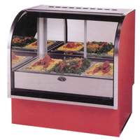 Marc Refrigeration 77in Curved Glass Electric Hot Food Display Case (Wet or Dry) - WBCH-77 