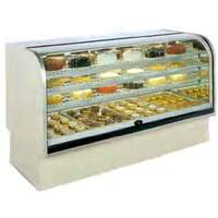 Marc Refrigeration 78in High Volume Curved Glass Dry Bakery Display Case - BCD-77 