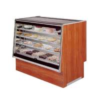 Marc Refrigeration 48.75in Slant Glass Wood Dry Bakery Display Case - SQBCD-48 