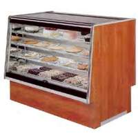 Marc Refrigeration 59.75in Slant Glass Wood Dry Bakery Display Case - SQBCD-59 