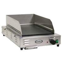 Cadco 21" Countertop Front-To-Back S/S Electric Griddle - 120V - CG-5FB