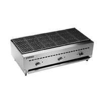 Grindmaster-Cecilware 36" W Counterop Six Burner Gas Charbroiler - 75 kBTU - CCB1836