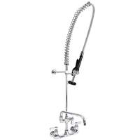 BK Resources Pre-Rinse Commercial Faucet 8in Splash Mount with Faucet - BKF-SMPR-WB-AF12-G 