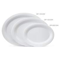 G.E.T. 1dz - 12in x 9in Oval Melamine Platter Available in 14 Clr - OP-120-** 