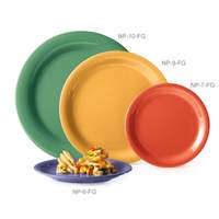 G.E.T. 2dz - 9in Narrow Rim Melamine Plate Available in 10 Clrs - NP-9-* 
