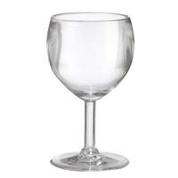 G.E.T. 2 Dozen - 6 oz 3" SAN Wine Glass 5-1/2" Tall - Clear - SW-1406-1-SAN-CL