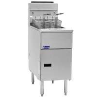 Pitco Solstice 50lb Stainless Steel Deep Fryer - Natural Gas - SG14S-NAT 
