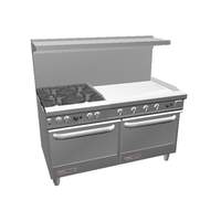 Southbend S-Series 60in Range with 4 Open Burners & 2 Convection Ovens - S60AA-3TL 
