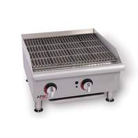 APW Wyott Champion 18" Countertop Char Rock Charbroiler Natural Gas - GCRB-18I