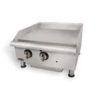 APW Wyott Champion 18in Thermostatic Countertop Griddle Natural Gas - GGT-18I