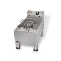 APW Wyott 15lb Countertop Electric Fryer Stainless w/ 4" Legs 5700W - EF-15IN