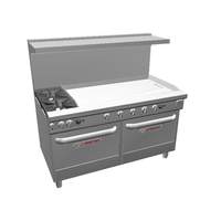 Southbend Ultimate 60in Range with 48in Griddle, 2 Burners & 2 Std Ovens - 4601DD-4G* 