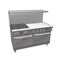 Southbend Ultimate 60" Range w/ 36" Thermostatic Griddle & 2 Std Ovens - 4601DD-3T*