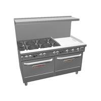 Southbend Ultimate 60"Range with 6 Non-clog Burners & 2 Convection Ovens - 4601AA-2TL 