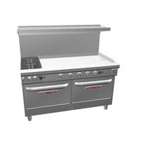 Southbend Ultimate 60"Range w/ 2 Non-clog Burners & 2 Convection Ovens - 4601AA-4GL
