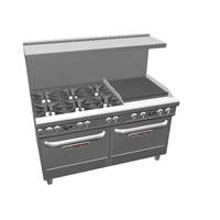 Southbend Ultimate Range with 24in Charbroiler, 6 Burners & 2 Conv. Ovens - 4601AA-2C* 