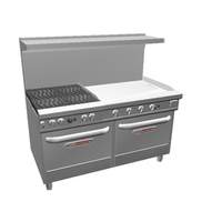 Southbend Ultimate 60in Range with Wavy Grates & 2 Convection Oven - 4602AA-3gl 