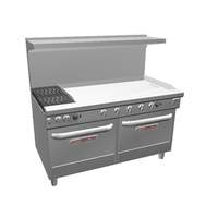 Southbend Ultimate 60" Range w/ Wavy Grates & 2 Convection Oven - 4602AA-4GL