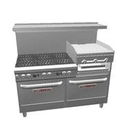 Southbend Ultimate 60in Range with Griddle/Broiler, Wavy Grates & 2 Conv. - 4602AA-2RR 