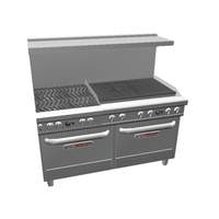 Southbend Ultimate Range with 36in Charbroiler, Wavy Grates & 2 Conv Oven - 4602AA-3C* 