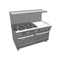 Southbend Ultimate 60in 5 Burner Range with 2 Convection Ovens - 4605AA-2gl 