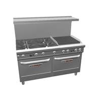Southbend Ultimate 60" Large Burner Range w/ 2 Convection Ovens - 4607AA-2CL