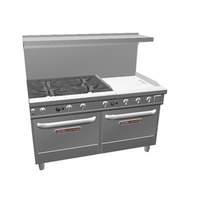 Southbend Ultimate 60in Large Burner Range - 24in Therm Griddle & 2 Conv - 4607AA-2T* 