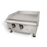 APW Wyott Champion 18" Thermostatic Countertop Griddle w/ Safety Pilot - GGT-18IS