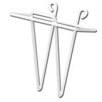 Winco Wall Mounted Wire Scoop Holder, 4-1/4" x 5-3/8" - WHW-4