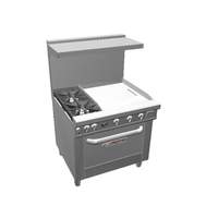 Southbend Ultimate 36" Gas 2 Star Burner Range w/ Convection Oven - 4363A-2GL