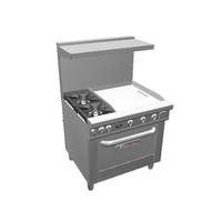 Southbend Ultimate 36in Gas Star Burner Range with 24in Griddle & Conv. - 4363A-2T* 
