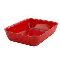 Winco Food Storage Container/Crock, Red - CRK-13R