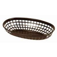 Thunder Group 1dz - Plastic Oval Basket, 10-3/4", 5 Color Choices - PLBK1034* 
