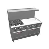 Southbend Ultimate 60in 4 Star Burner Range with 36in Thermostatic Griddle - 4603DD-3TL 