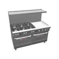 Southbend Ultimate 60in 6 Star Burner Range with 2 Convection Oven - 4603AA-2gl 
