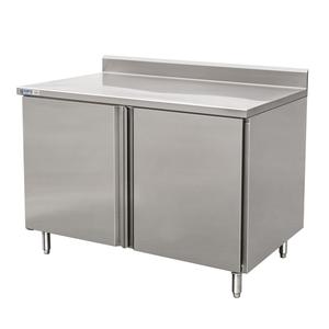 GSW USA 36inx 24in 18 Gauge Stainless Steel Work Table with Cabinet Base - CTD-P2436H 