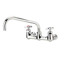 Krowne Metal Royal 12in Wall Mount Spout Faucet with 8in Center LOW LEAD - 18-812L 