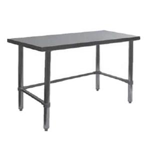 GSW USA 36" x 30" 16 Gauge 304 Stainless Steel Open Base Work Table - WT-P3036B